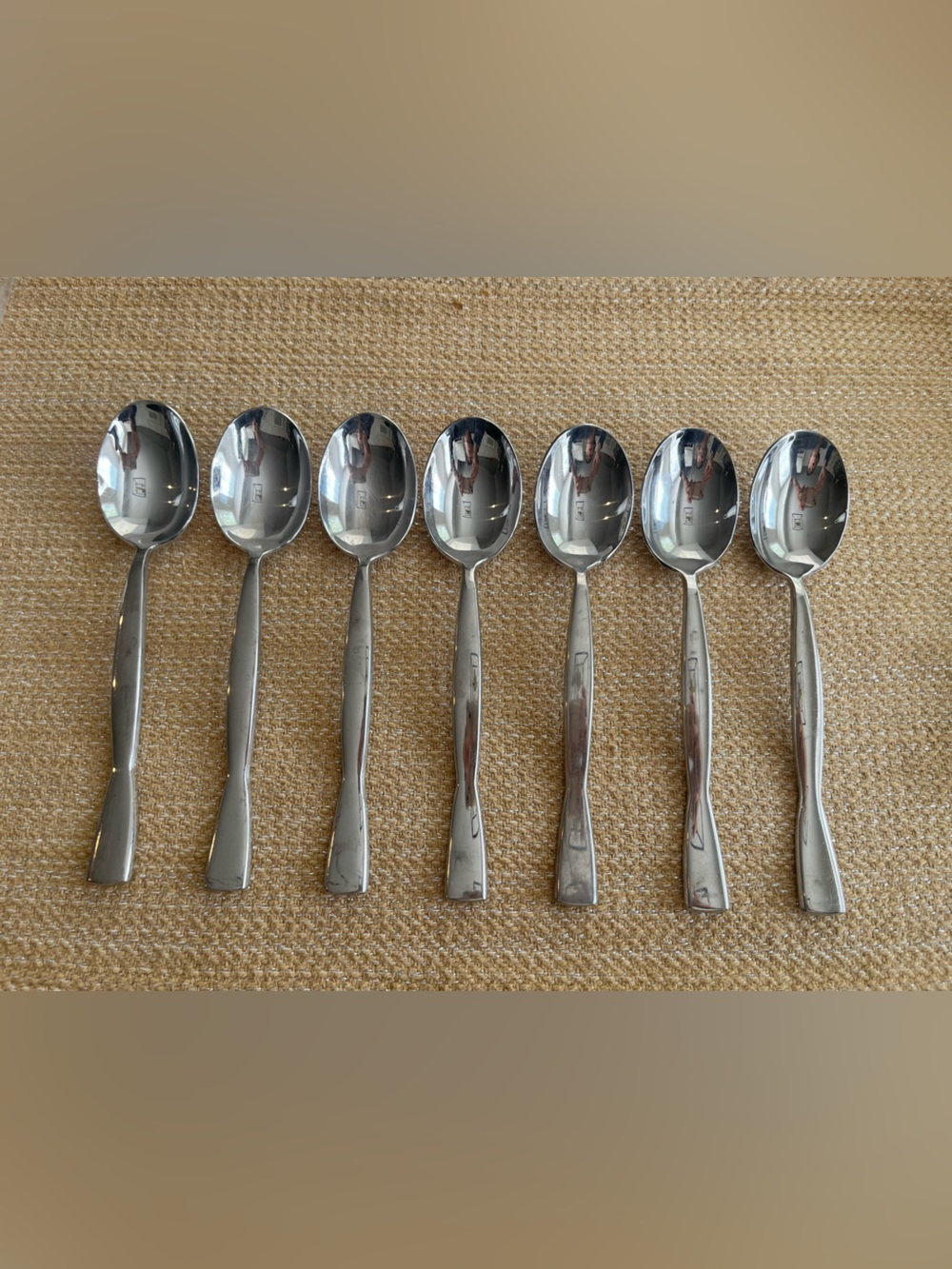 Wave (Stainless) DANSK Soup spoons (7)